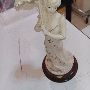 Vintage Italy Florence Giuseppe Armani "Young Lady Flower Dress" Figurine